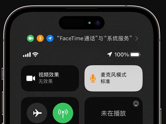 海兴苹果授权维修网点分享iPhone在通话时让你的声音更清晰 