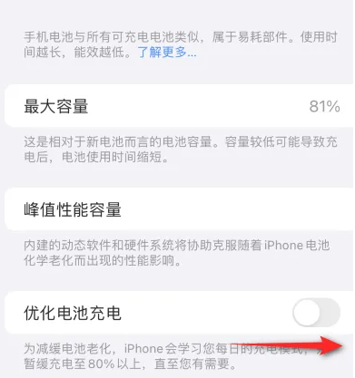 海兴苹果15维修分享iPhone15充电到80%就充不进电了怎么办 