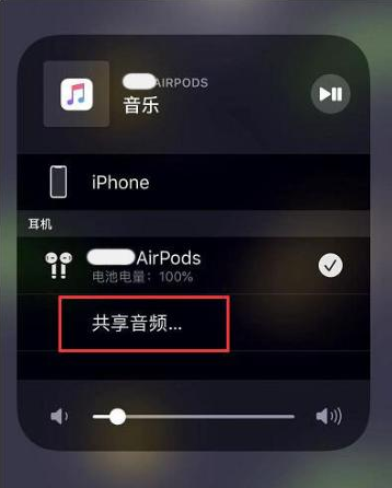 海兴苹果14音频维修点分享iPhone14音频共享设置方法 