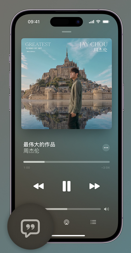 海兴iphone维修分享如何在iPhone上使用Apple Music全新唱歌功能 