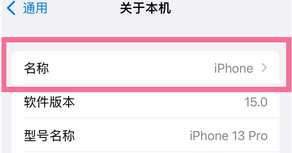 海兴苹果13维修分享iPhone 13热点名字设置教程 